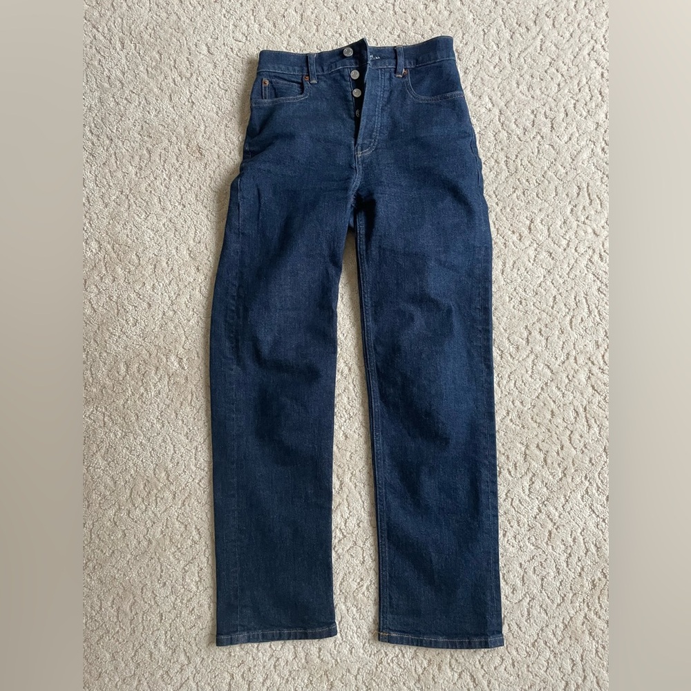 Everlane Women's Deep Blue Straight Jeans
